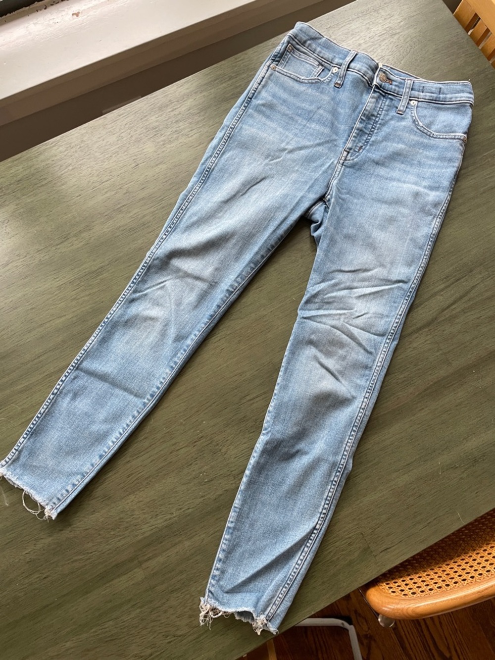 Madewell Light Wash Skinny Jeans | size 28
